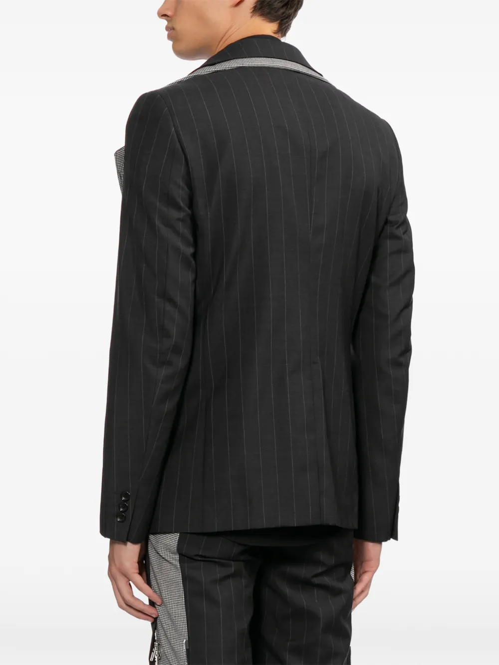 Comme des Garçons Homme Plus Blazer met krijtstreep Grijs