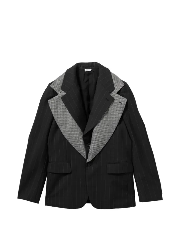 COMME des GARCONS HOMME PLUS ストライプ　フーディ Comme Des Garçons Homme Plus ストライプ ジャケット | グレー