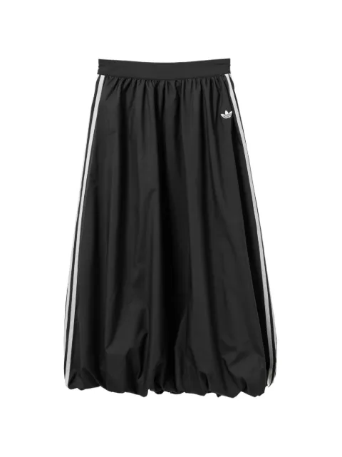 adidas logo-embroidered midi skirt