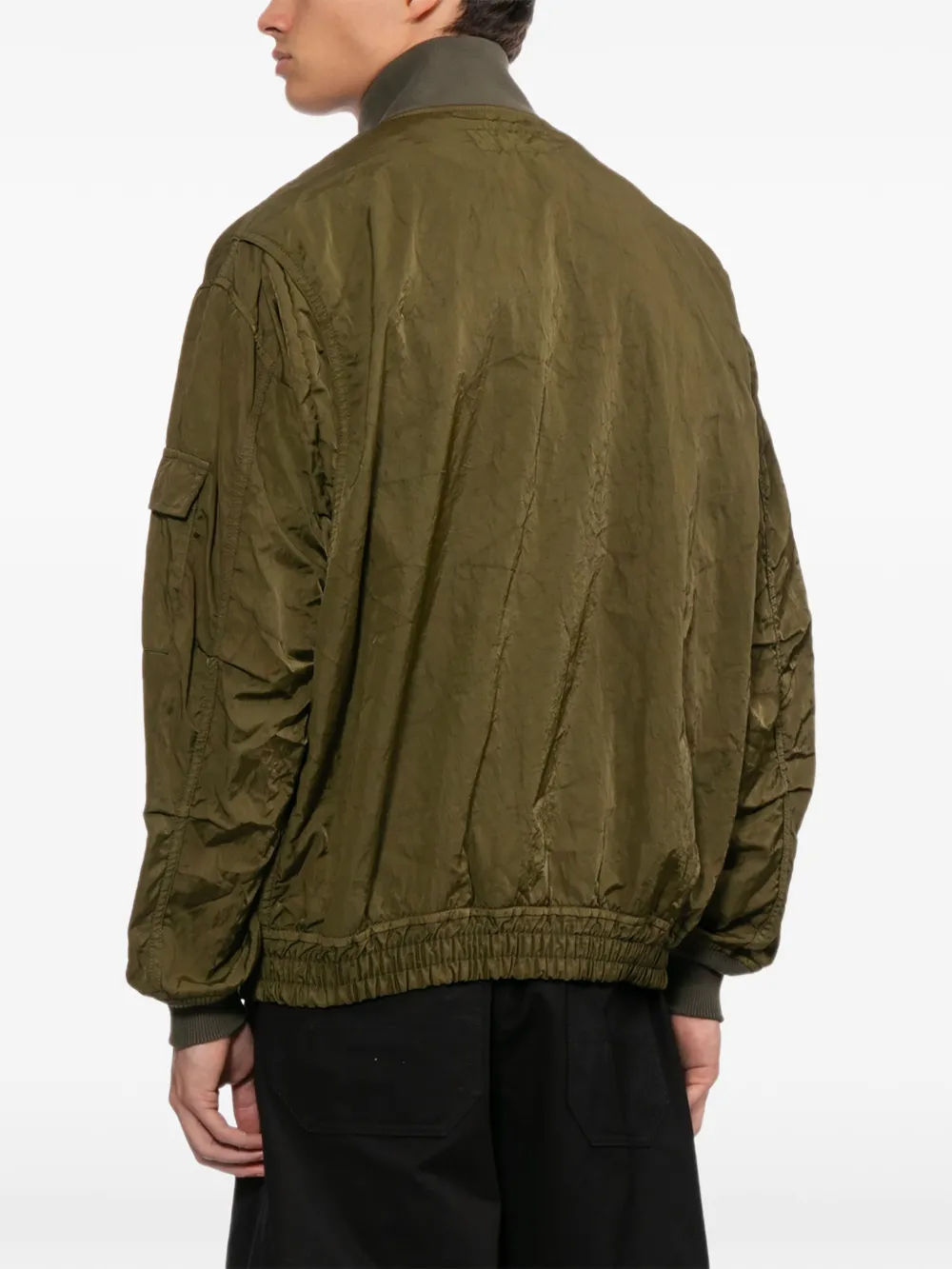 Comme des Garçons Homme Jack van geverfde stof Groen