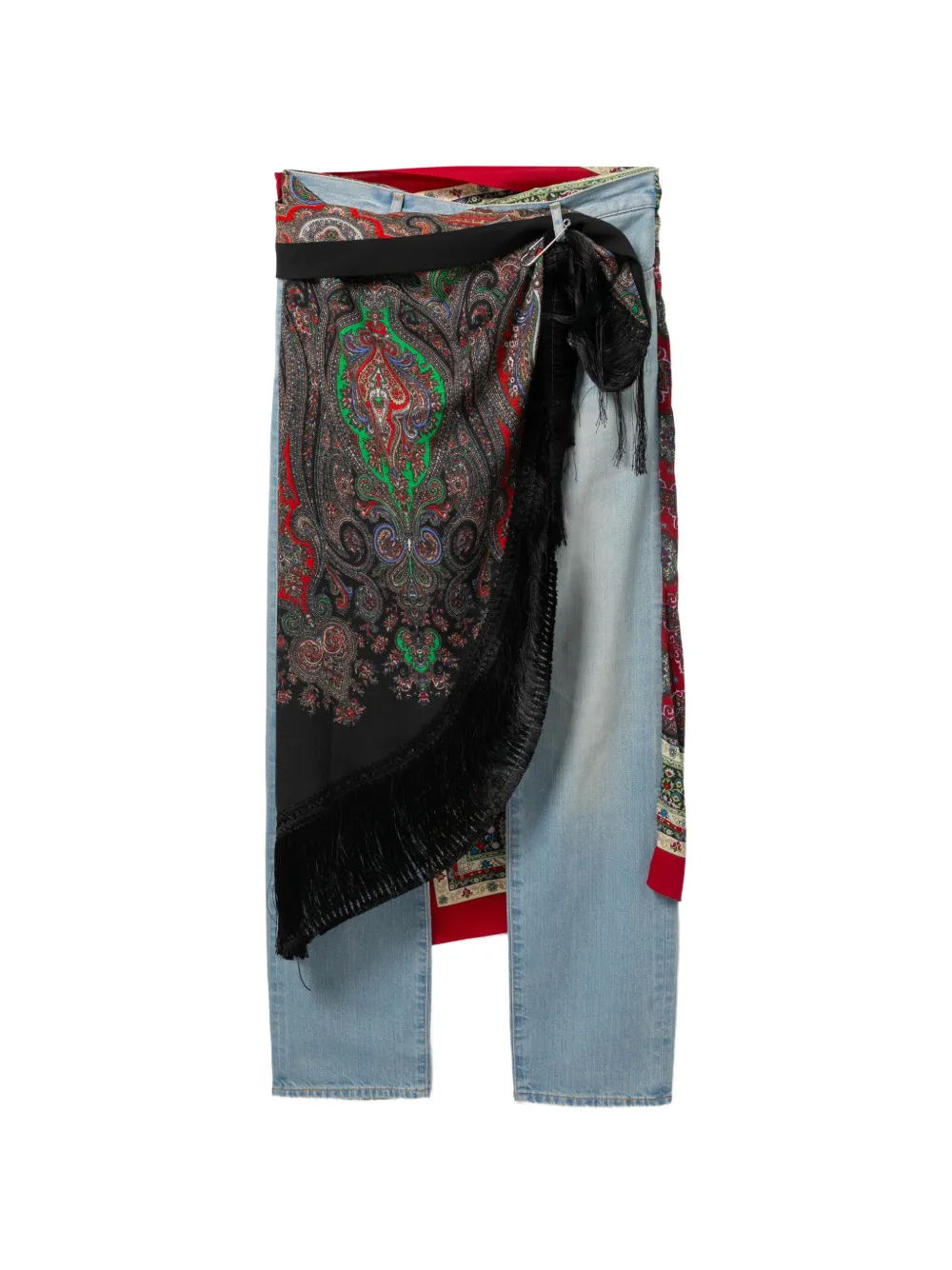 Junya Watanabe MAN Pantaloni denim a strati - Blu