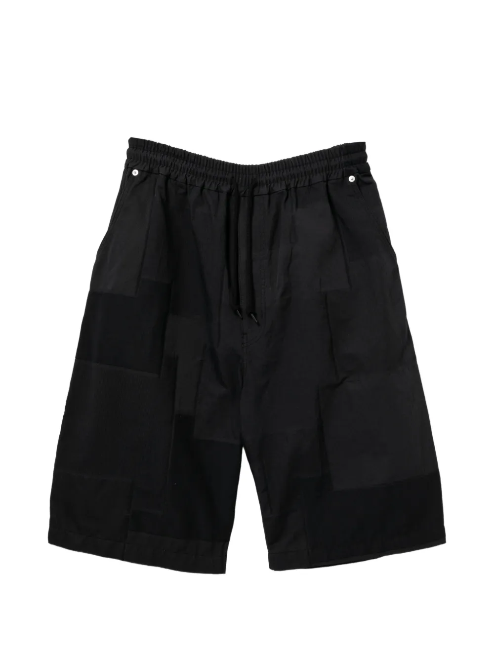 Comme des Garçons Homme Shorts con design patchwork - Nero