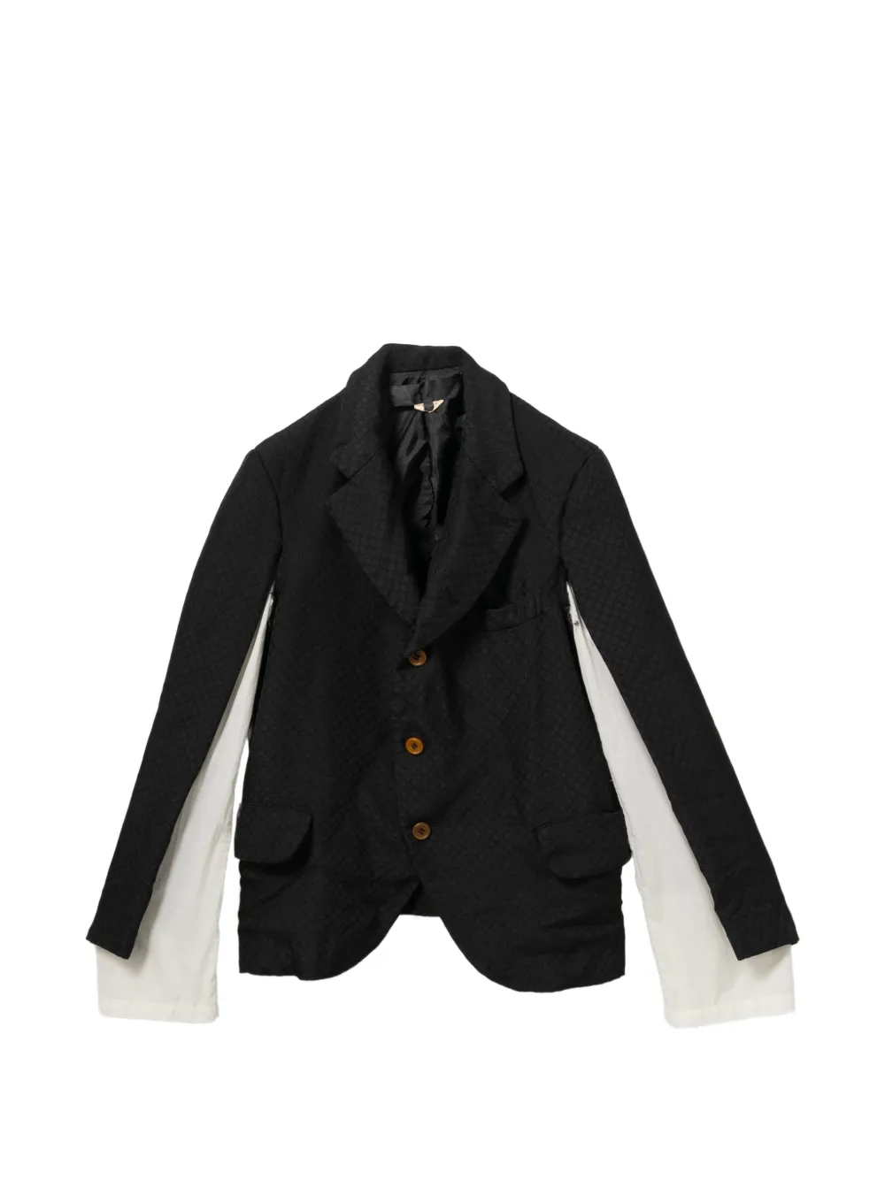 Comme Des Garçons Comme Des Garçons textured blazer - Nero