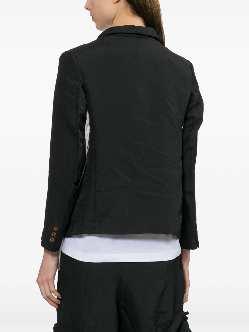Comme Des Garçons Comme Des Garçons Blazer met textuur Zwart