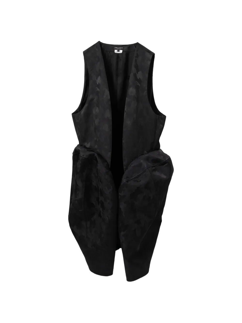 Comme des Garçons Homme Plus Cappotto jacquard - Nero