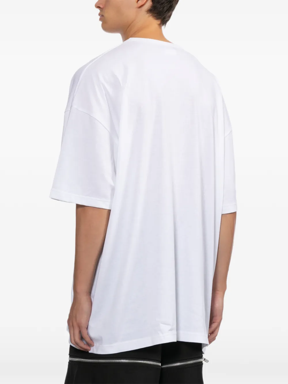 Black Comme Des Garçons x Nike T-shirt met logoprint Wit