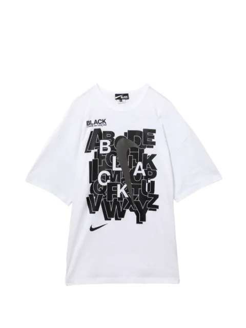 Black Comme Des Garçons x Nike logo-print T-shirt