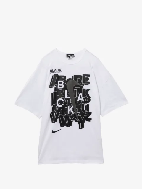 Black Comme Des Garçons x Nike t-shirt à imprimé graphique