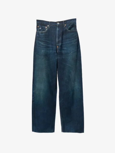 Junya Watanabe MAN faded-effect jeans