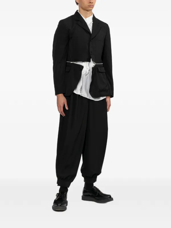 Black Comme Des Garçons プリーツ パンツ | ブラック | FARFETCH JP