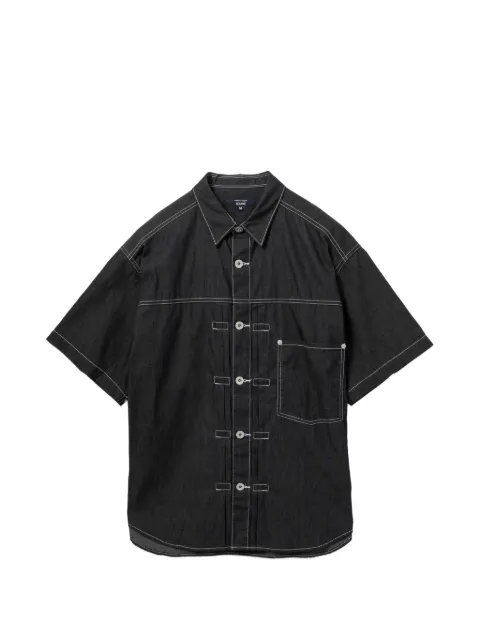 Comme des Garçons Homme contrast stitching short-sleeve shirt