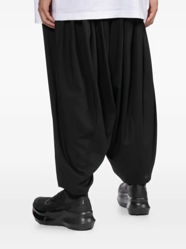 希少　ギャザー　コムデギャルソン　パンツ Black Comme Des Garçons ギャザーパンツ | ブラック | FARFETCH JP