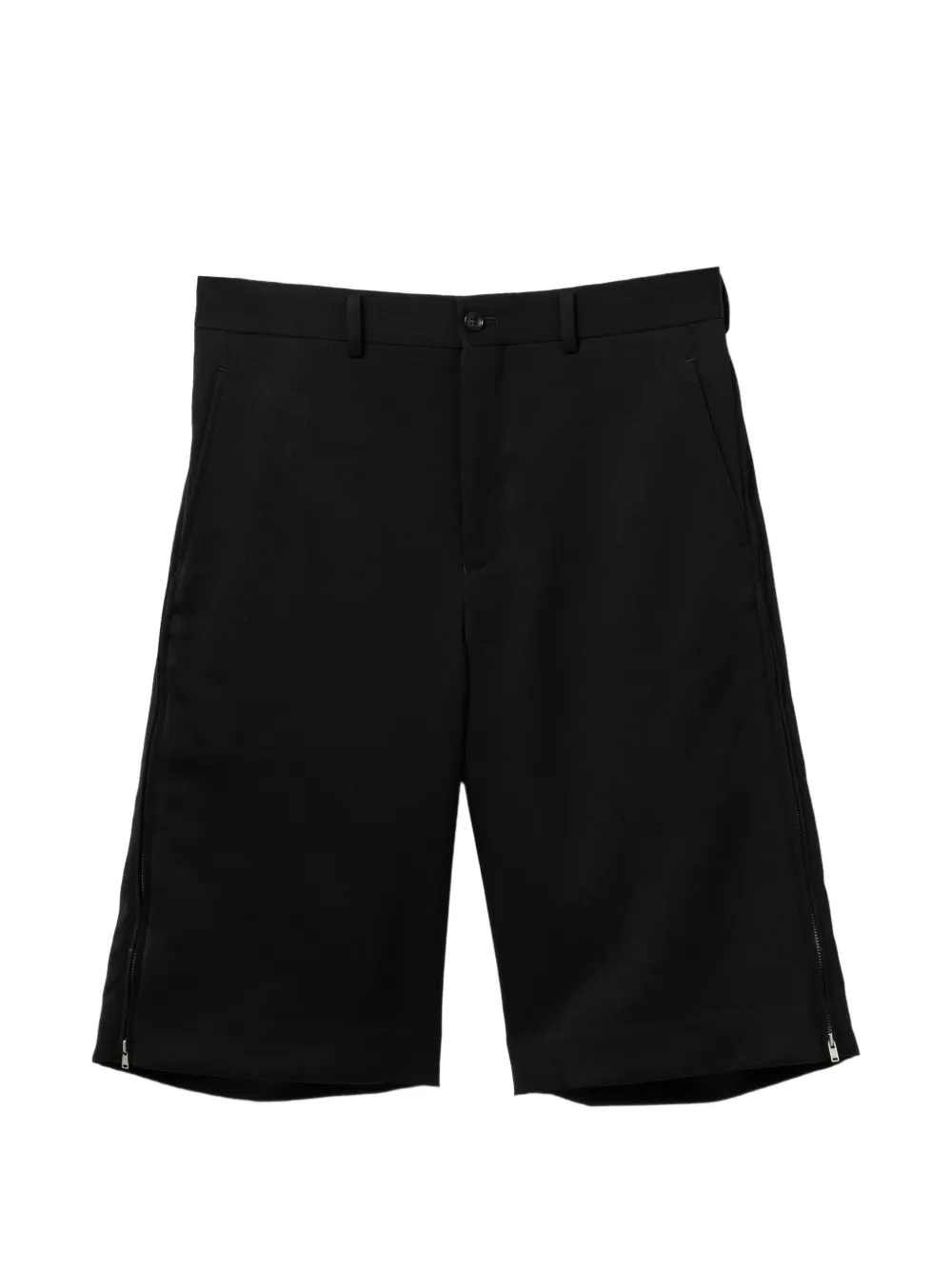 Comme des Garçons Homme Plus side zip fastening shorts - Nero