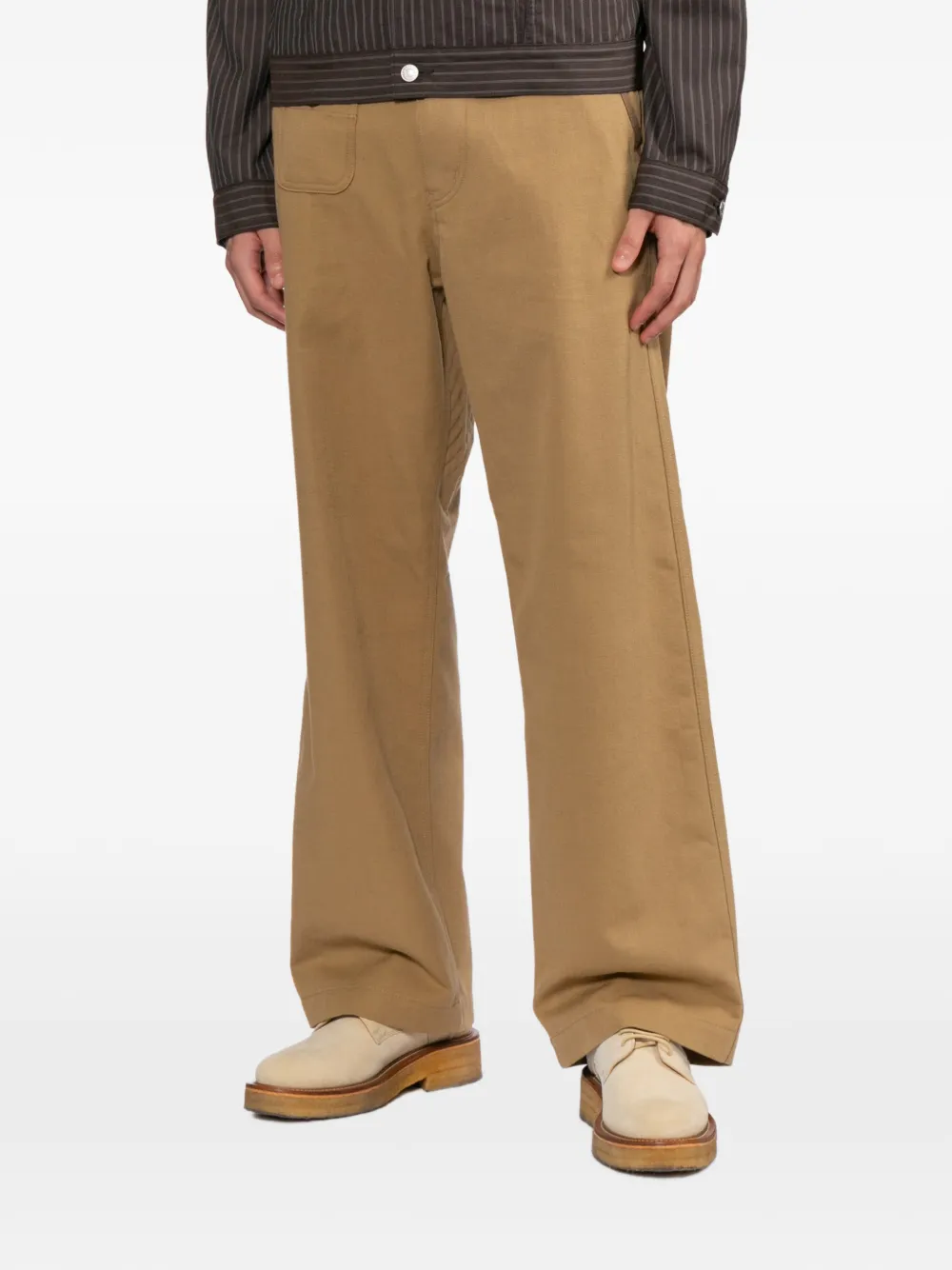  Junya Watanabe Man Patch Pocket Trousers - Neutrals 