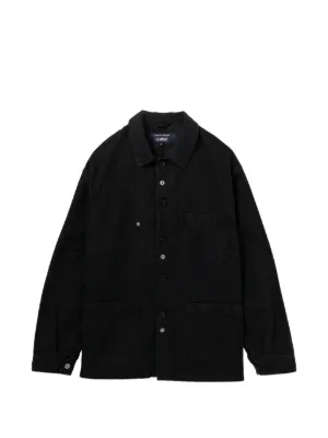Comme Des Garçons Homme contrast-stitching Denim Jacket | Black