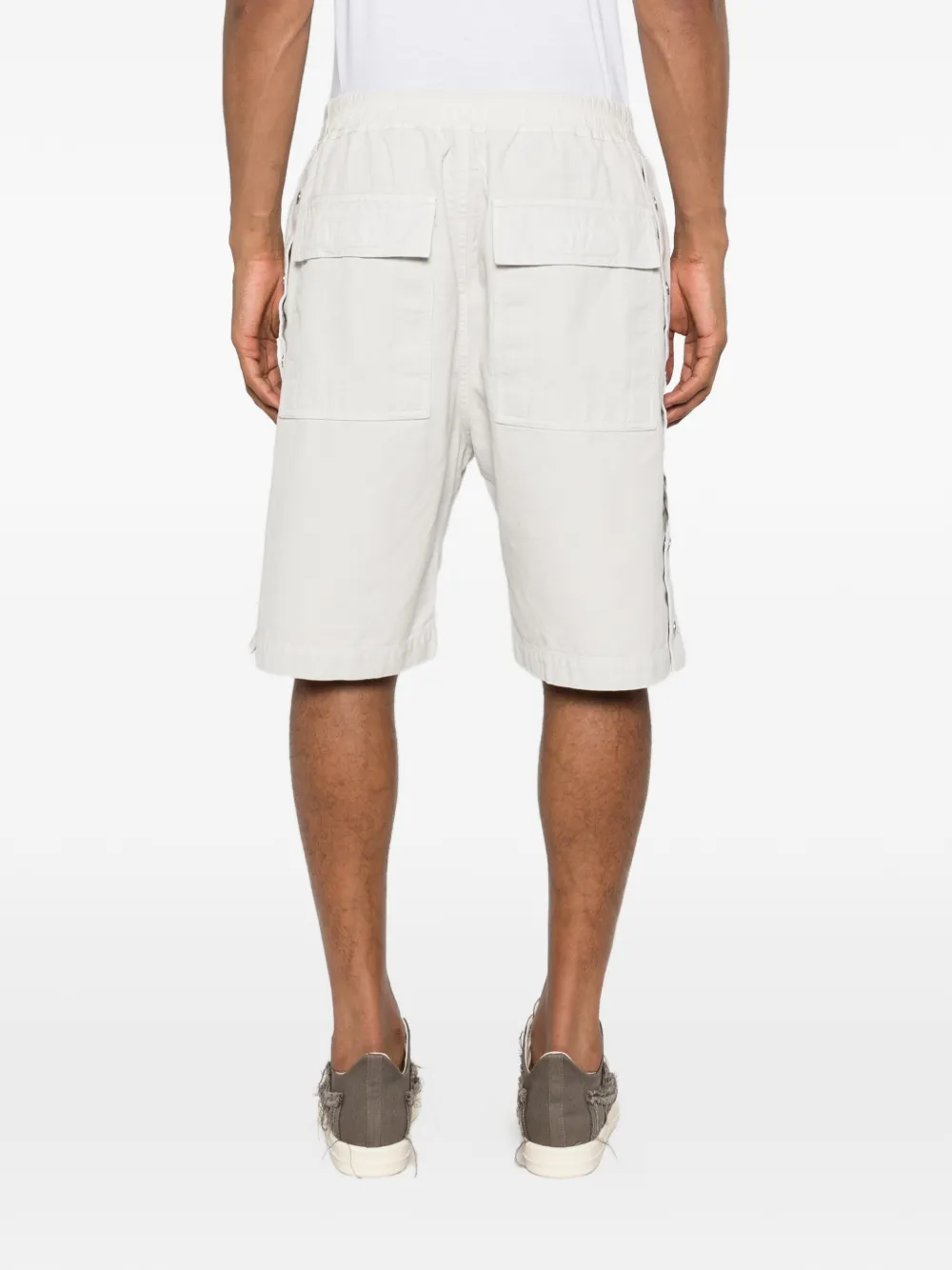Rick Owens DRKSHDW Shorts met trekkoord en zijzak Wit