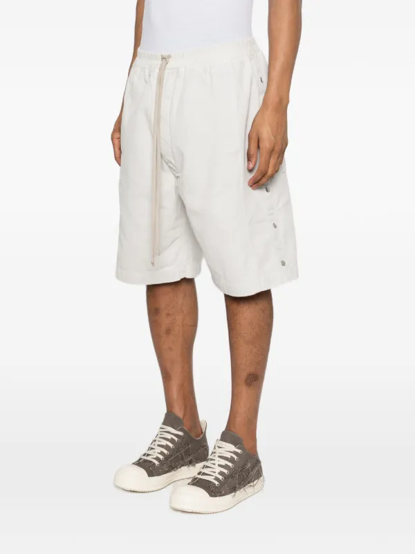 Rick Owens DRKSHDW Wide Pusher バミューダショーツ | ホワイト