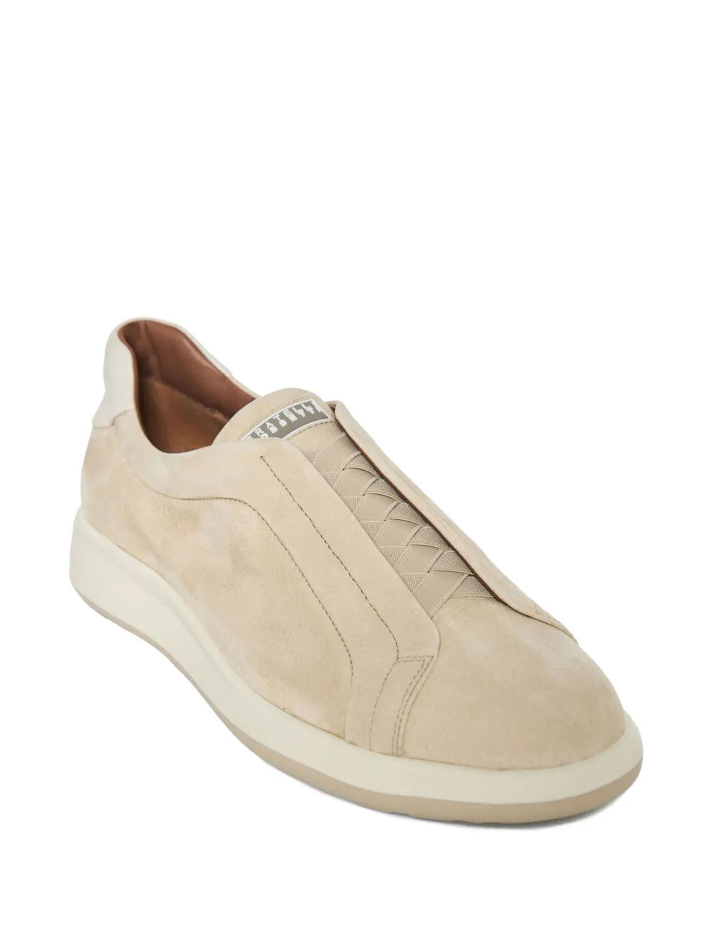 Fratelli Rossetti slip-on panelled sneakers Beige