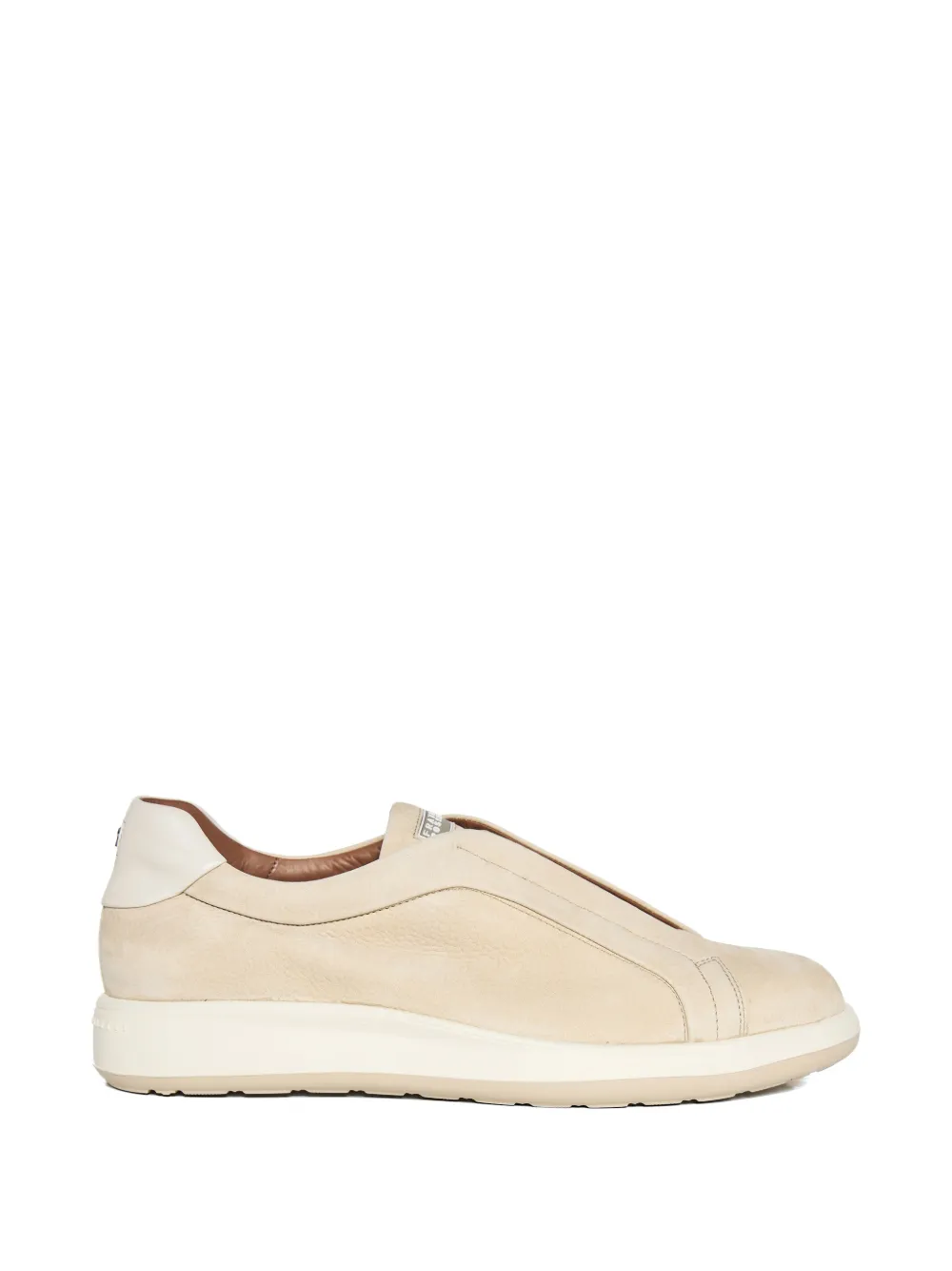 Fratelli Rossetti slip-on panelled sneakers Beige