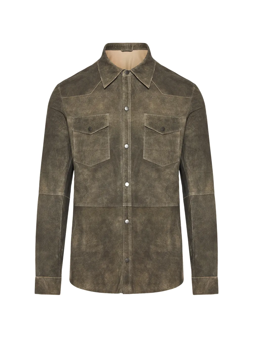 Giorgio Brato chest pockets shirt jacket - Verde