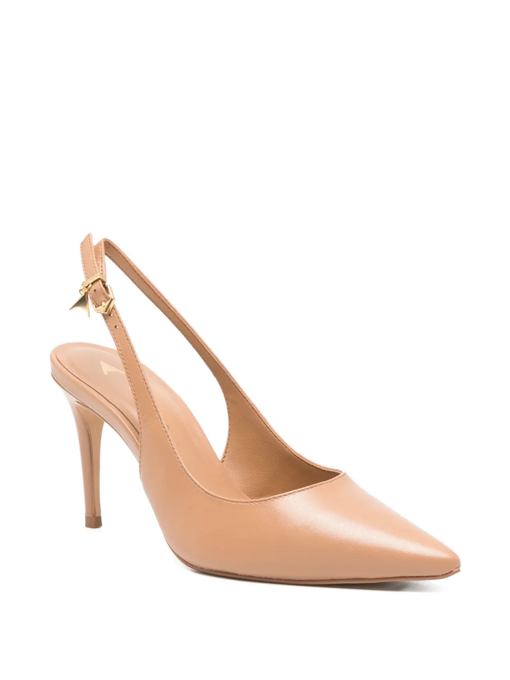 CARRANO Slingback pumps met puntige neus Beige