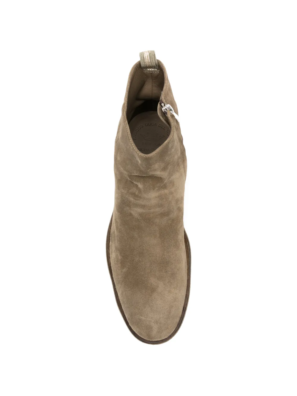 Officine Creative zip-up boots Beige