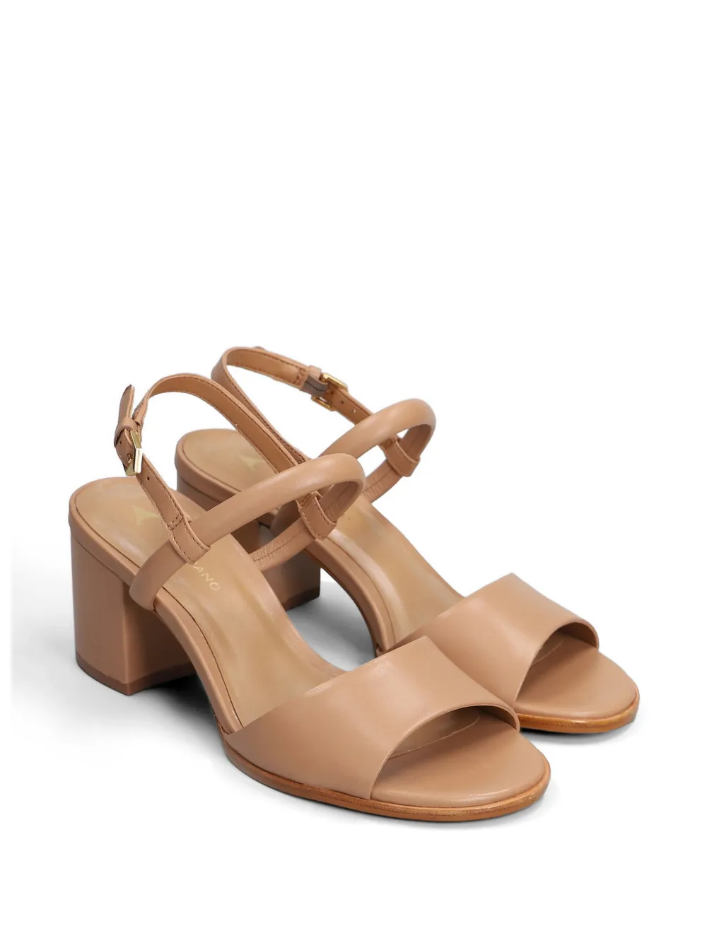 CARRANO Sandalen met blokhak en gespsluiting Bruin