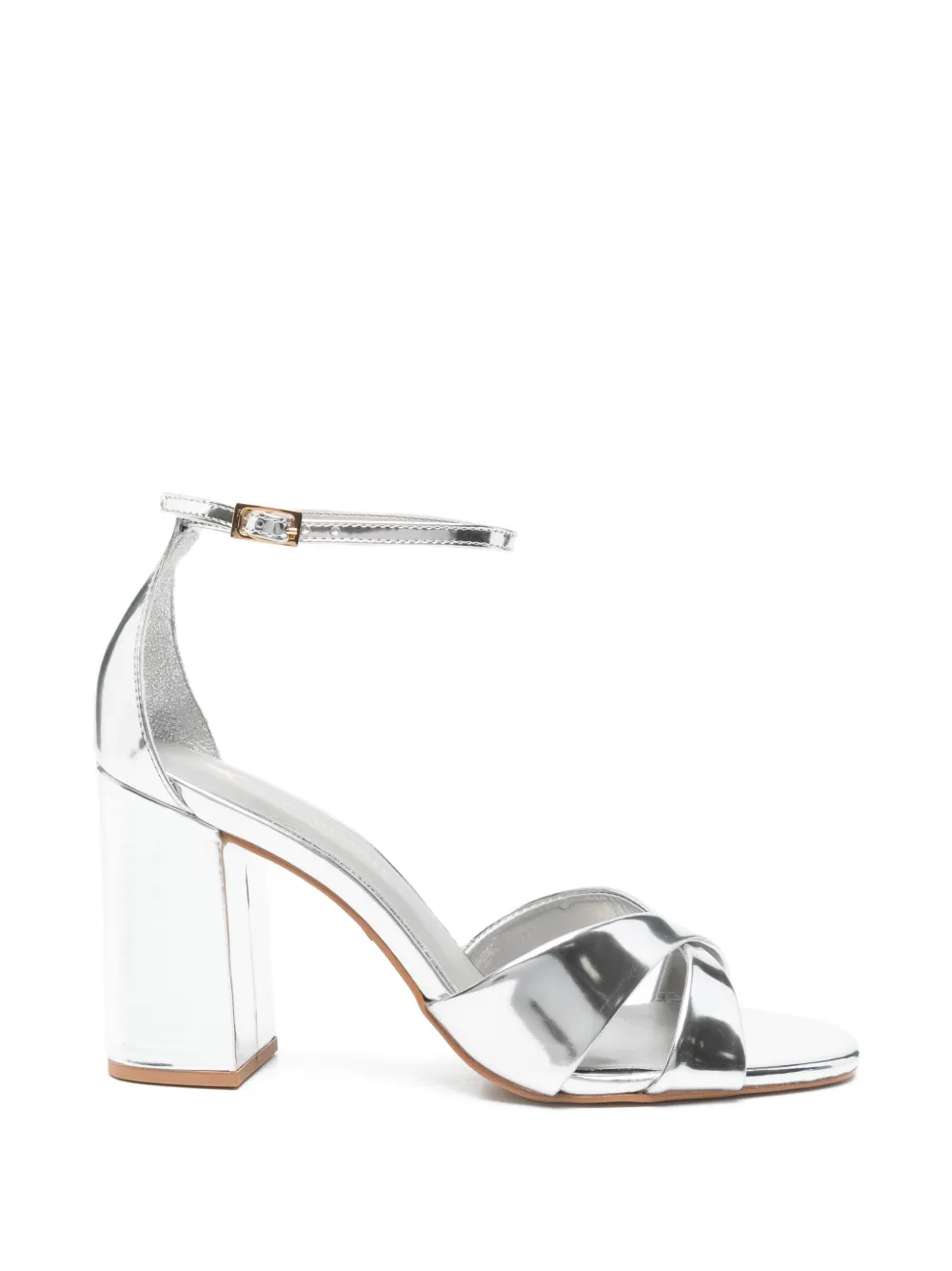 CARRANO crossover-strap sandals - Argento