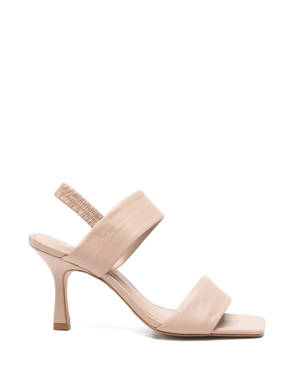 CARRANO square-toe sandals - Toni neutri