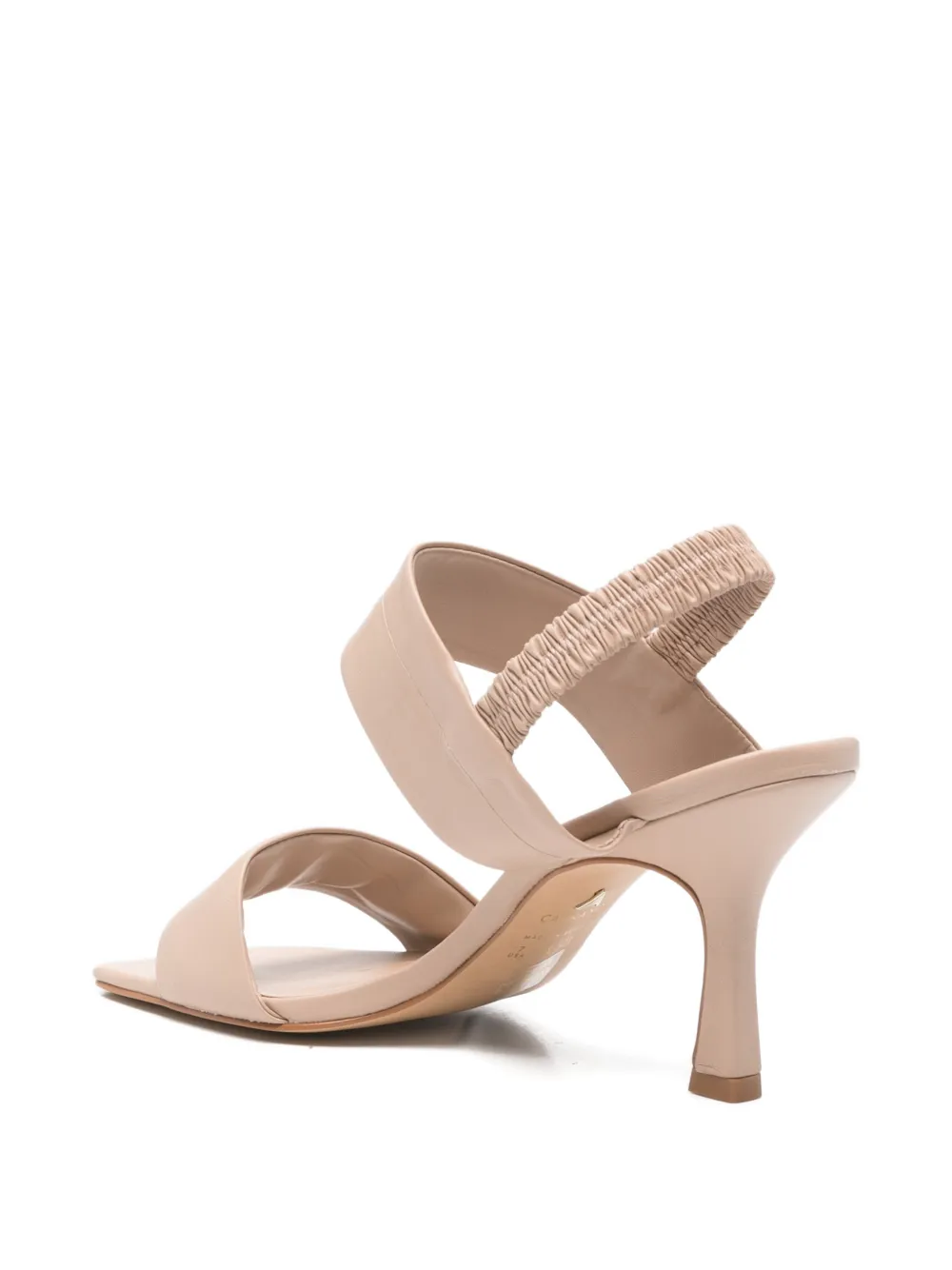 CARRANO Sandalen met vierkante neus Beige