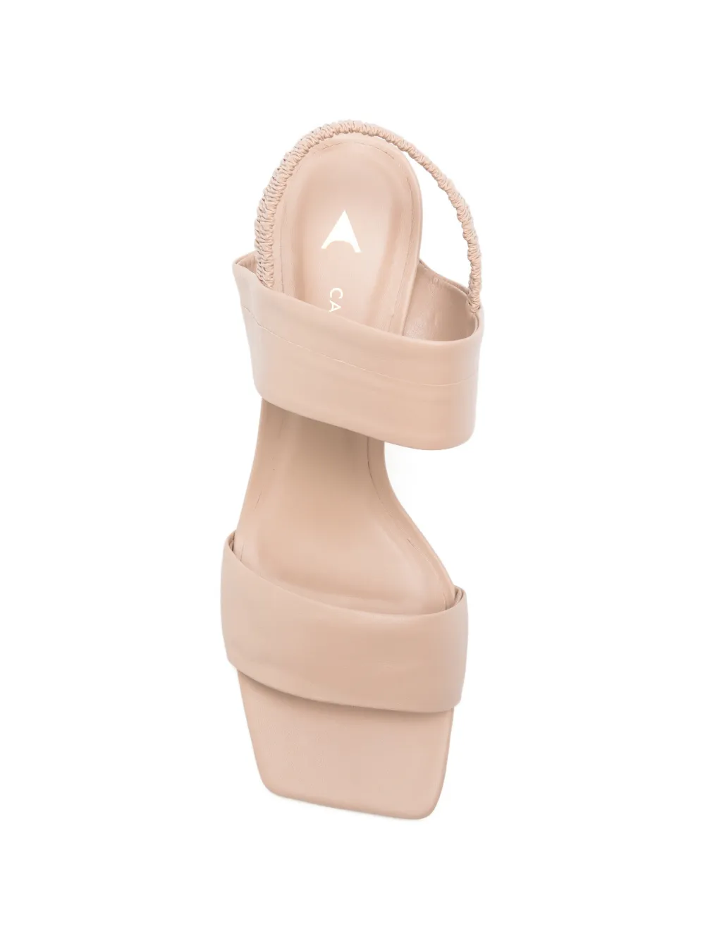 CARRANO Sandalen met vierkante neus Beige