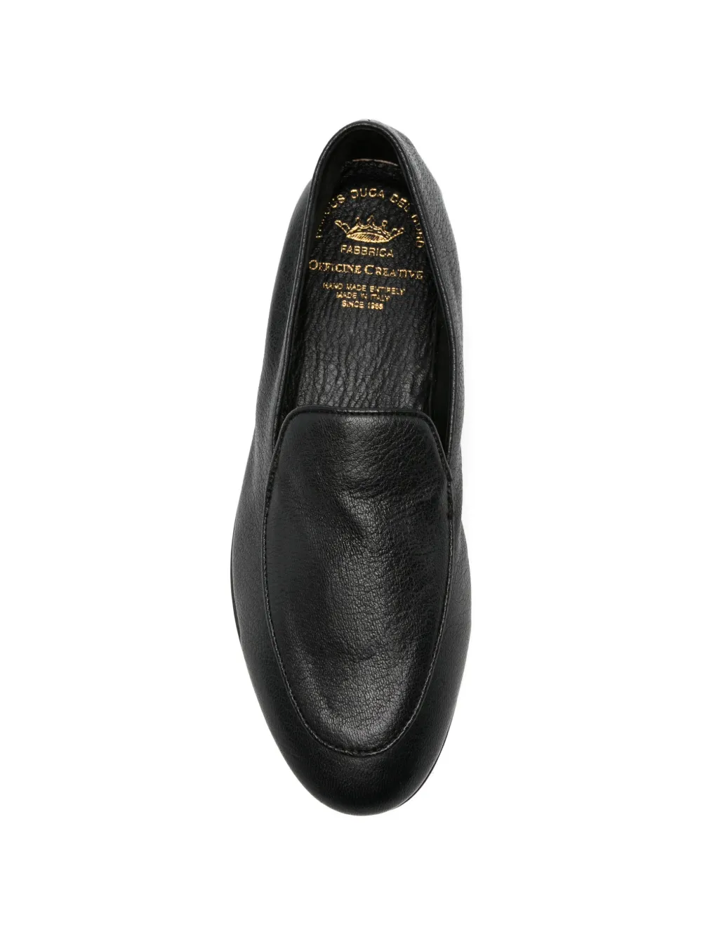 Officine Creative leather loafers Zwart