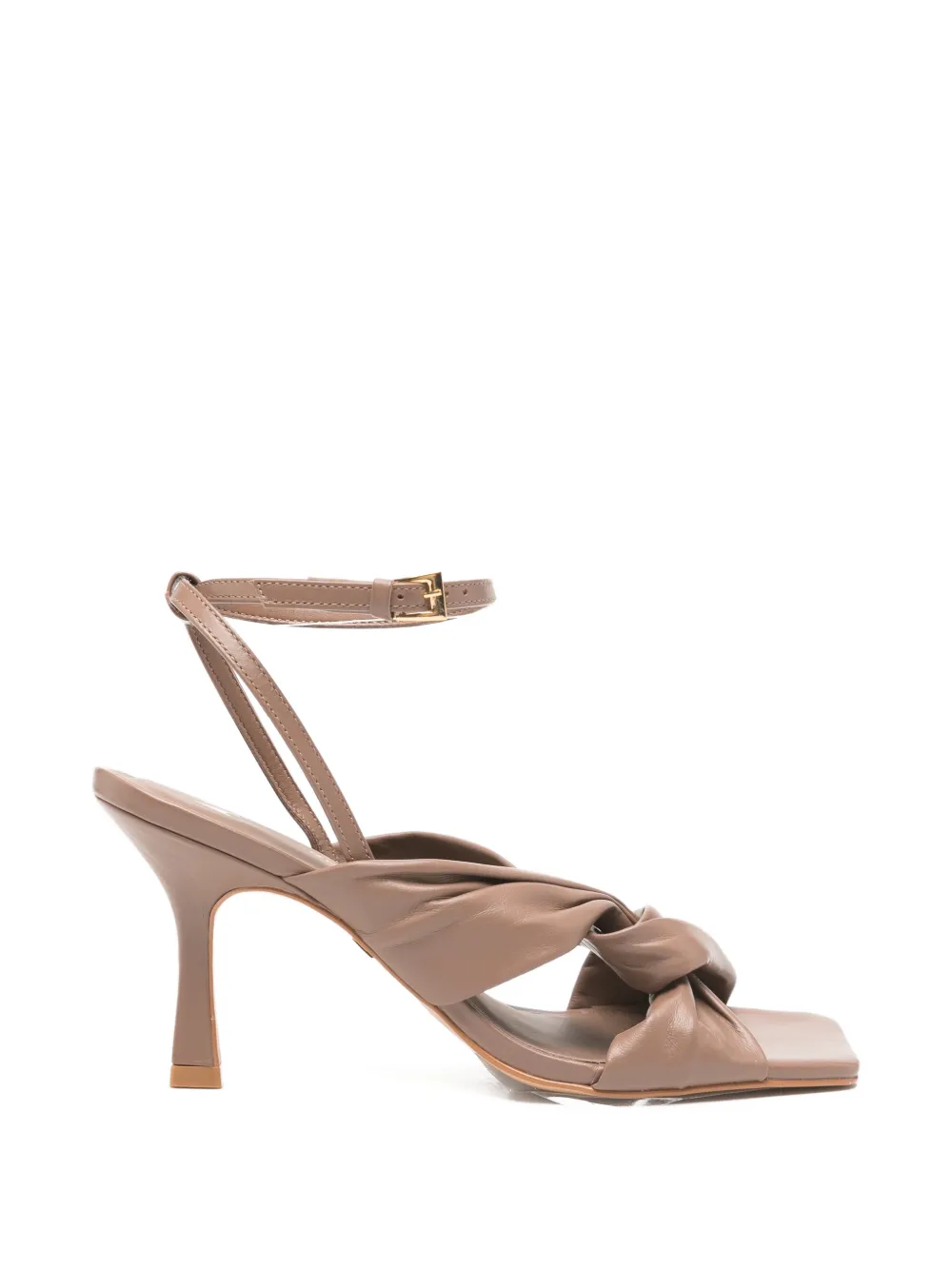 CARRANO twisted-strap sandals - Marrone