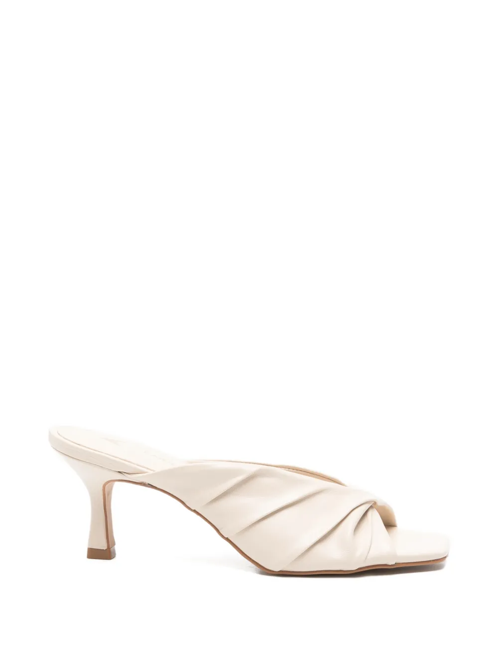 CARRANO twisted-strap mules - Toni neutri
