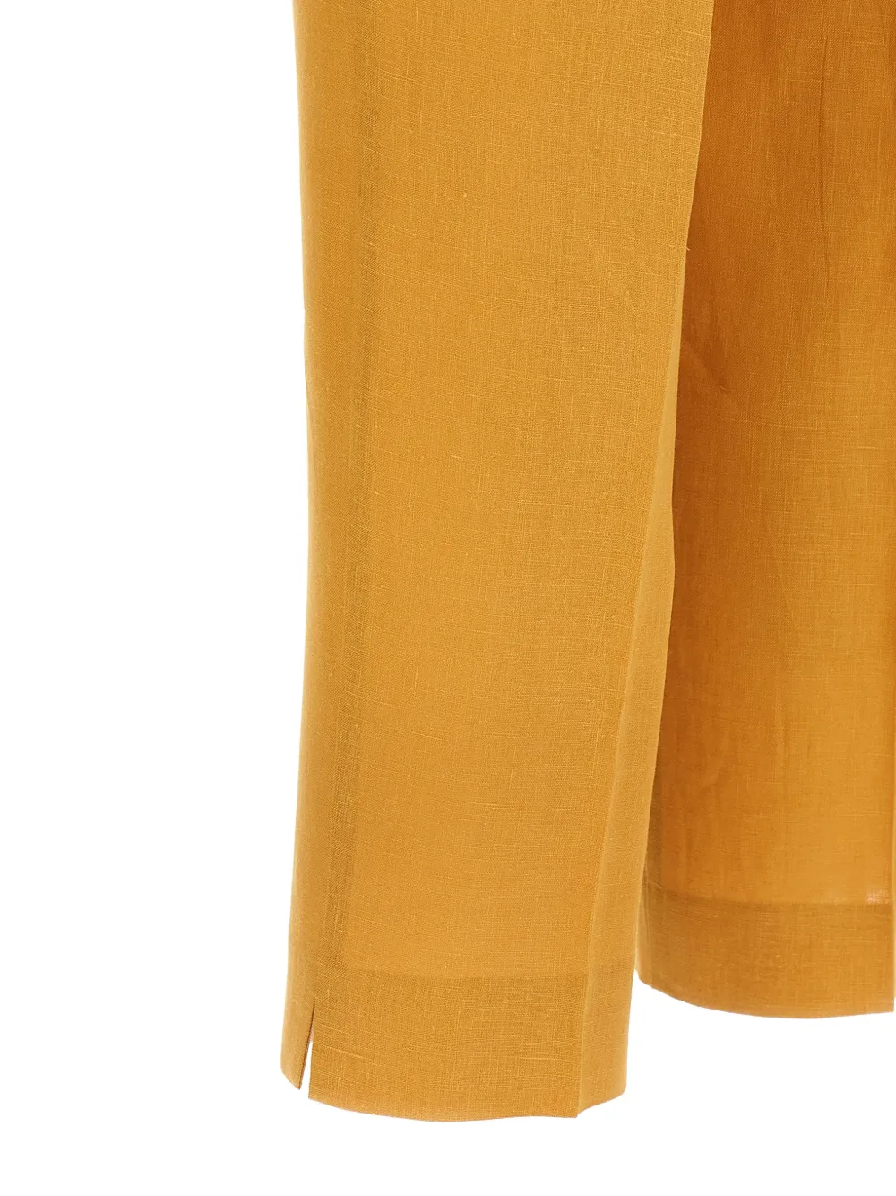 Herno Geplooide broek Geel