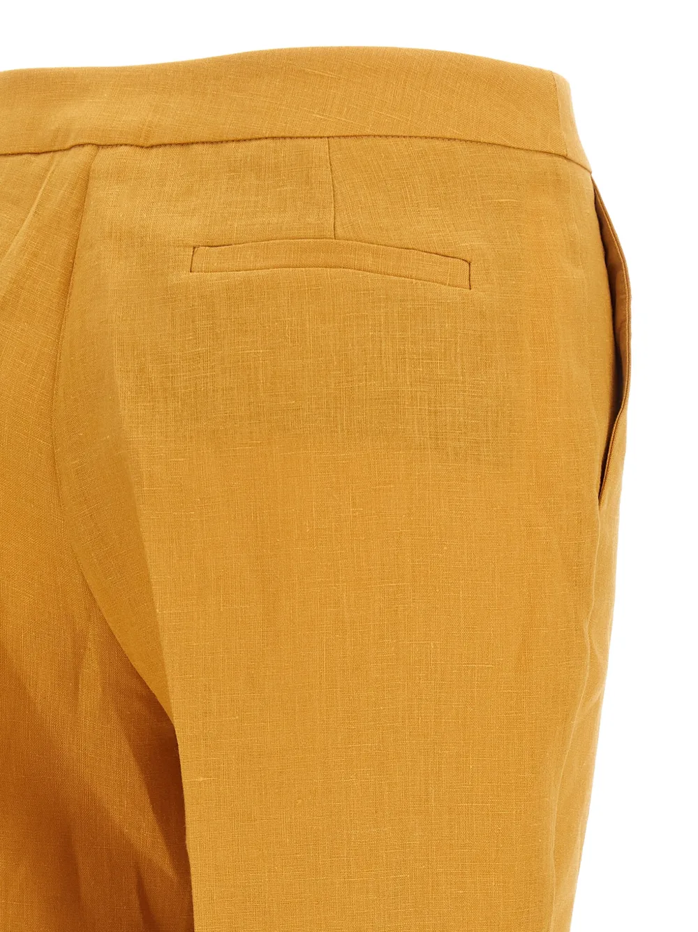 Herno Geplooide broek Geel