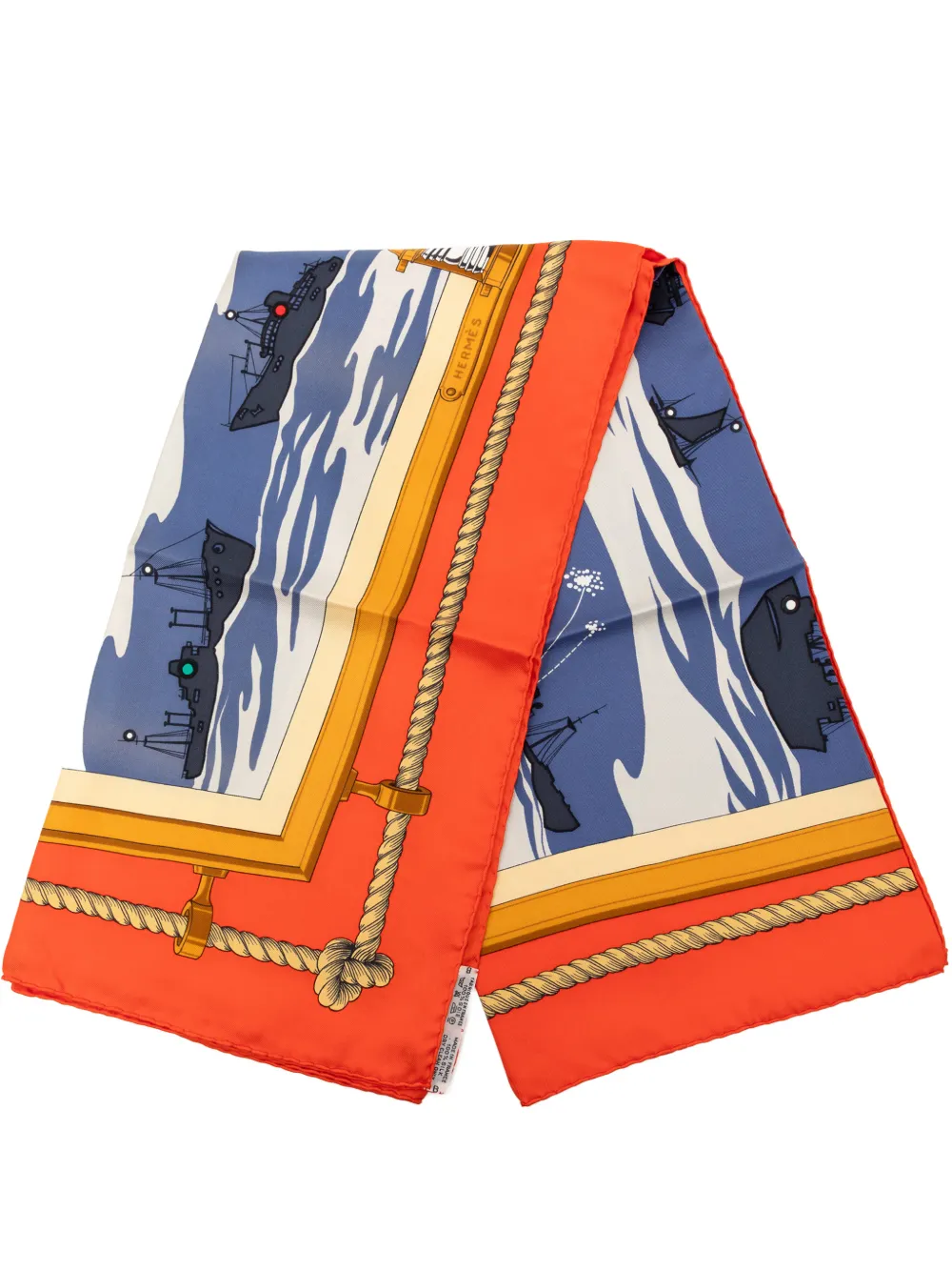 Hermès Pre-Owned 2000-2020 Feux de Route Silk Scarf 90 scarves - Multicolore