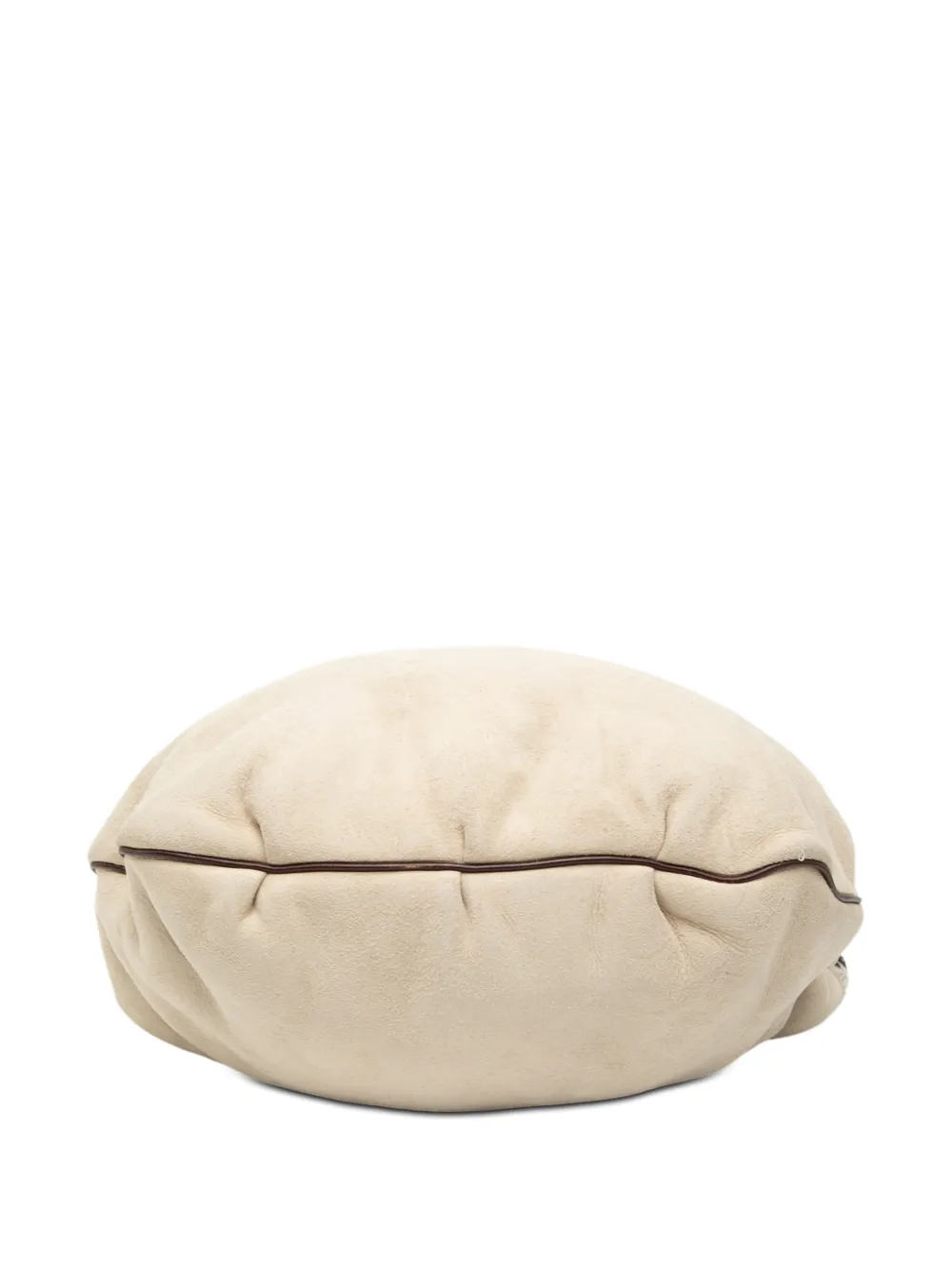 2000-2010 Leather Trimmed Suede Hobo Bag
