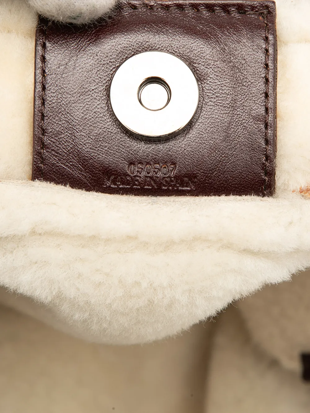 2000-2010 Leather Trimmed Suede Hobo Bag