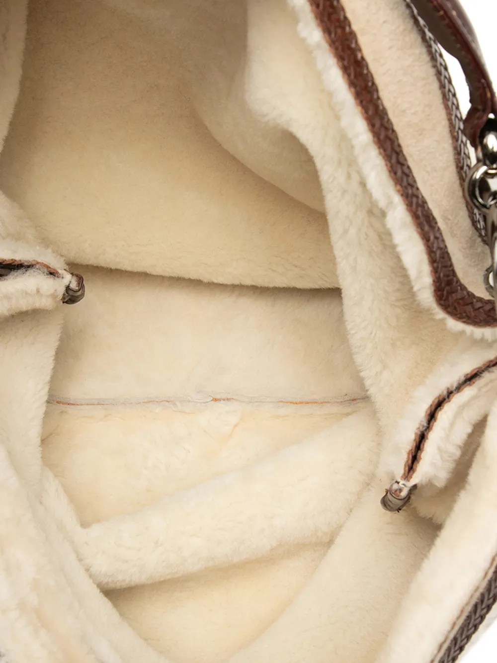 2000-2010 Leather Trimmed Suede Hobo Bag