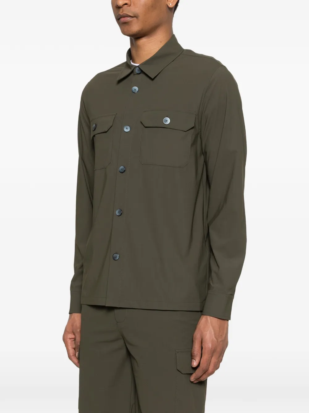  Distretto 12 Patch-pocket Shirt - Green 