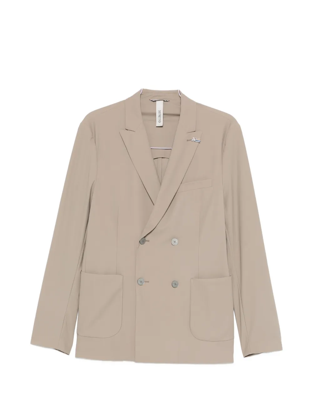 Distretto 12 Active Double-breasted Jacket In Neutral