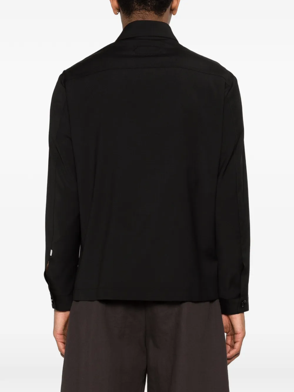 New York Resident Blazer met zak Zwart