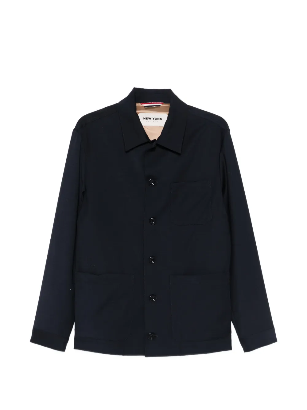New York Resident buttoned pocket shirt - Blu
