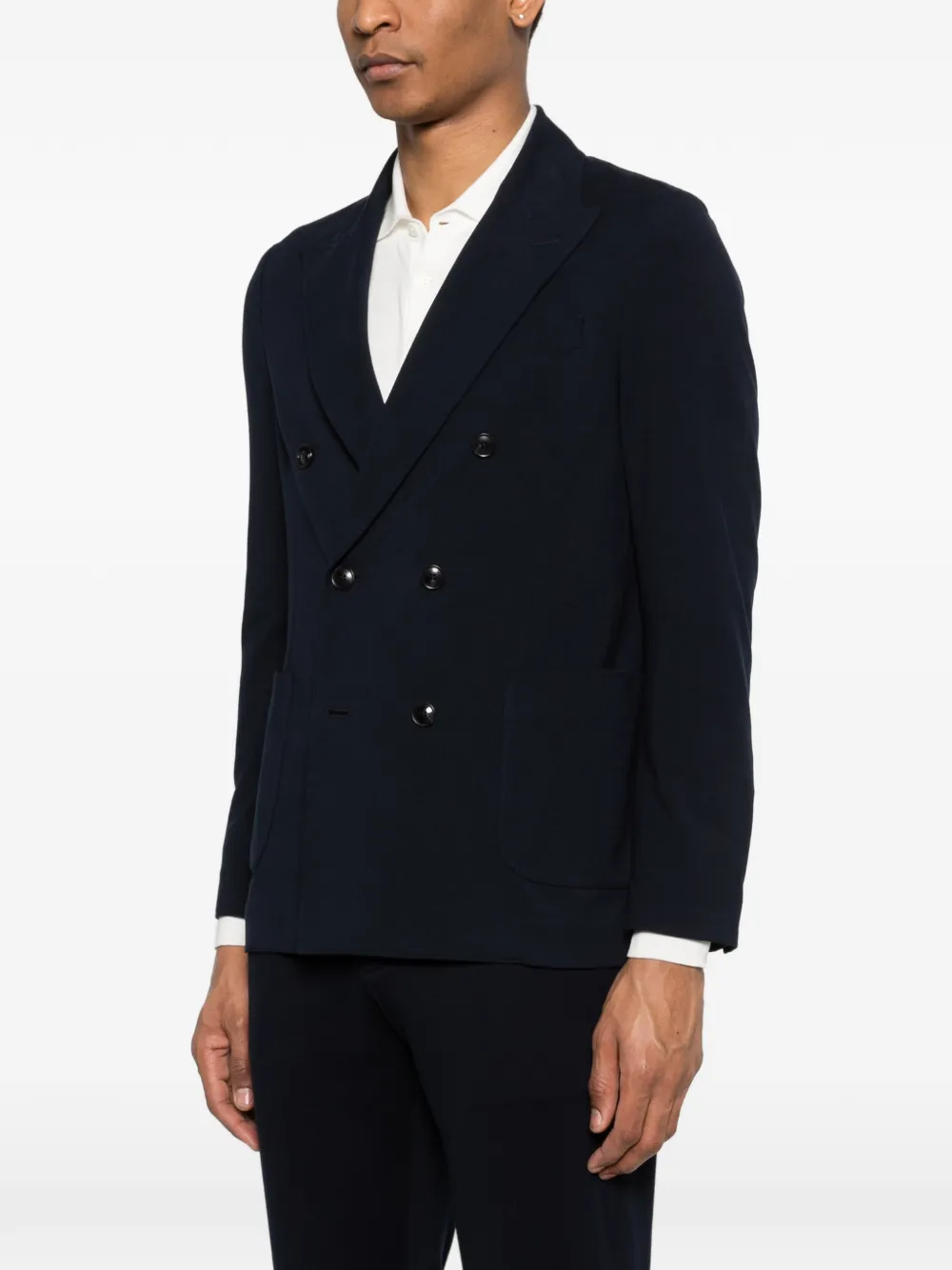  Circolo 1901 Double-breasted Blazer - Blue 