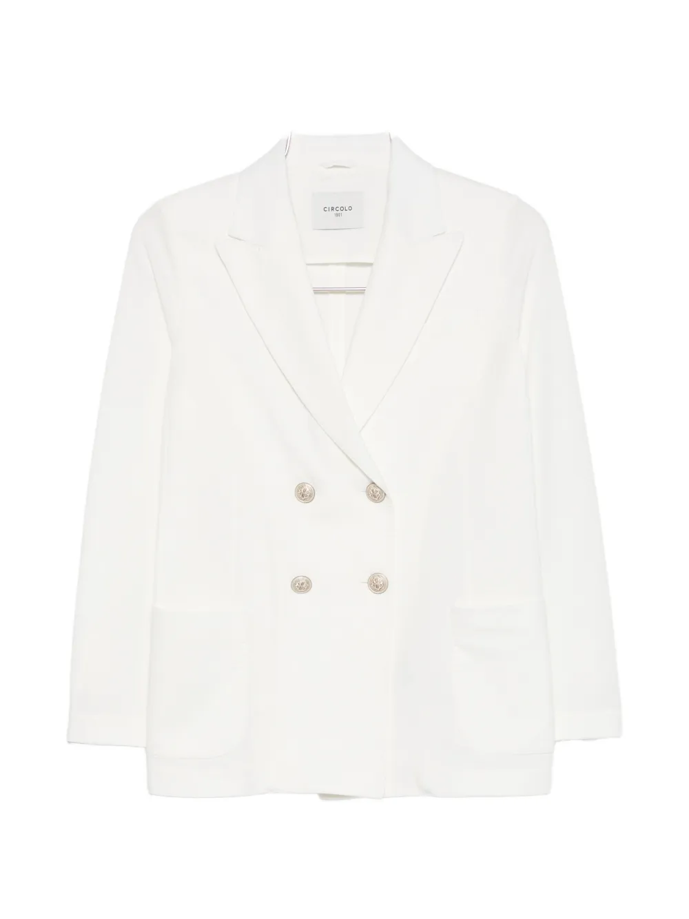 Circolo 1901 double-breasted blazer - Bianco