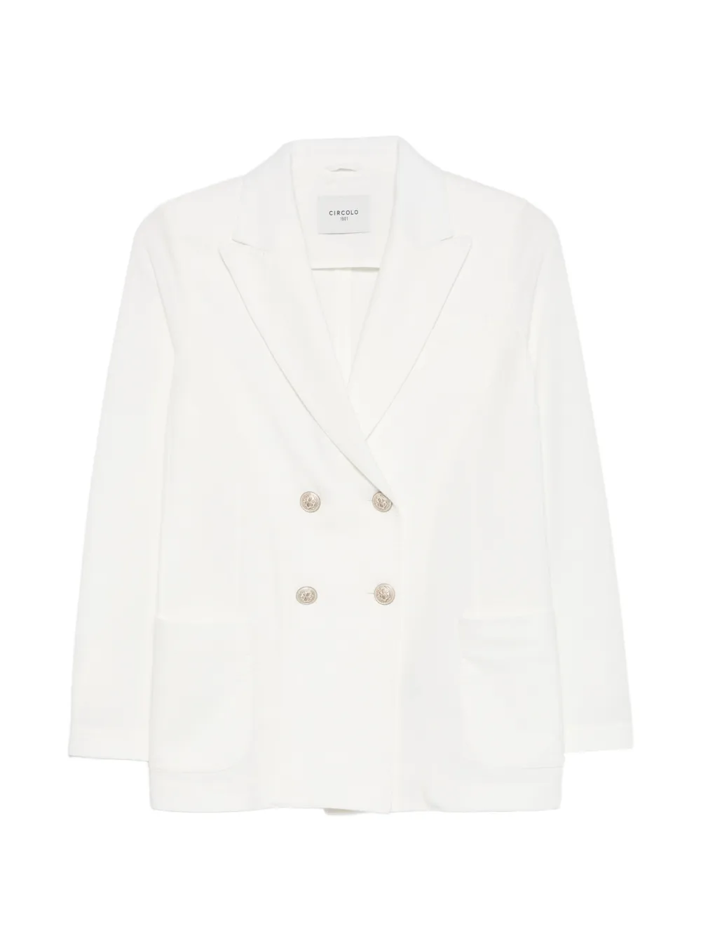 Circolo 1901 double-breasted blazer - Bianco