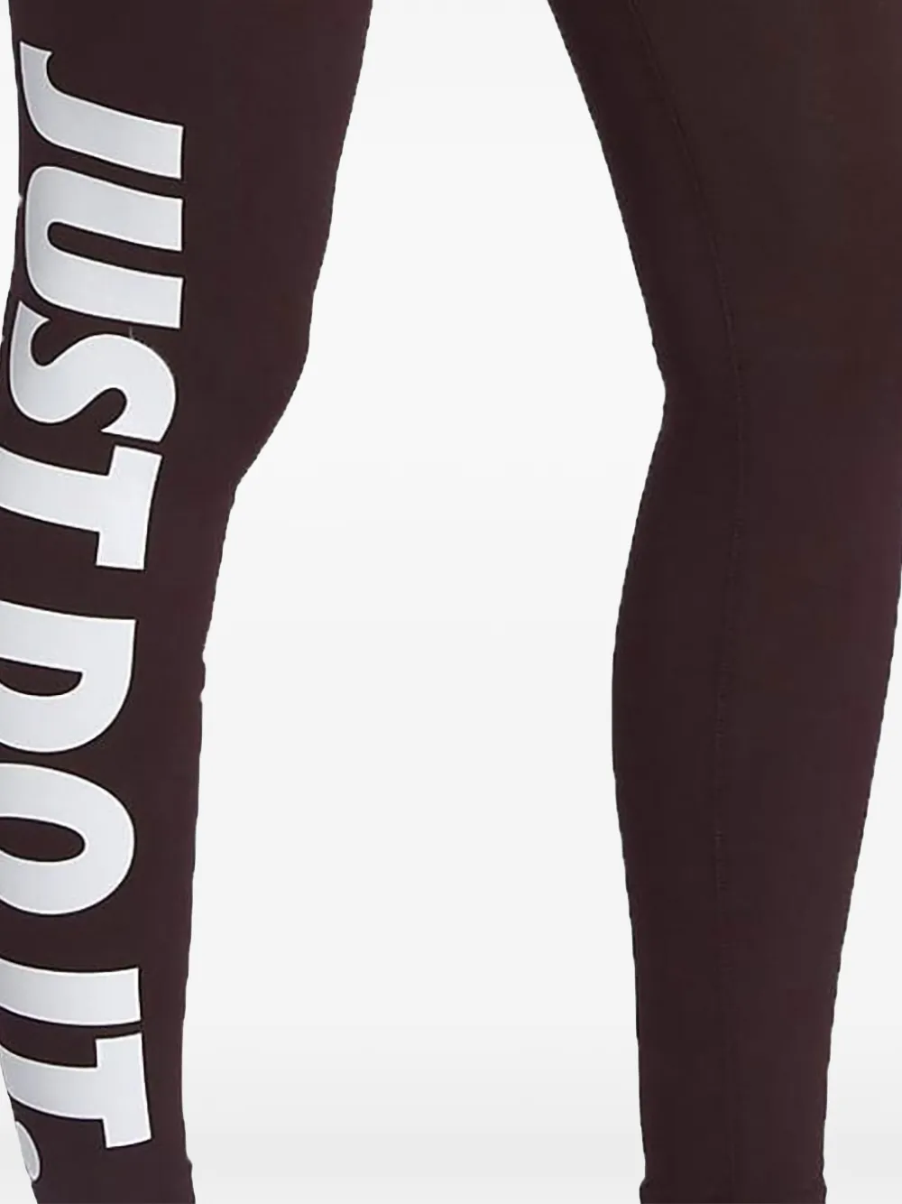 Nike Legging met logoprint Bruin