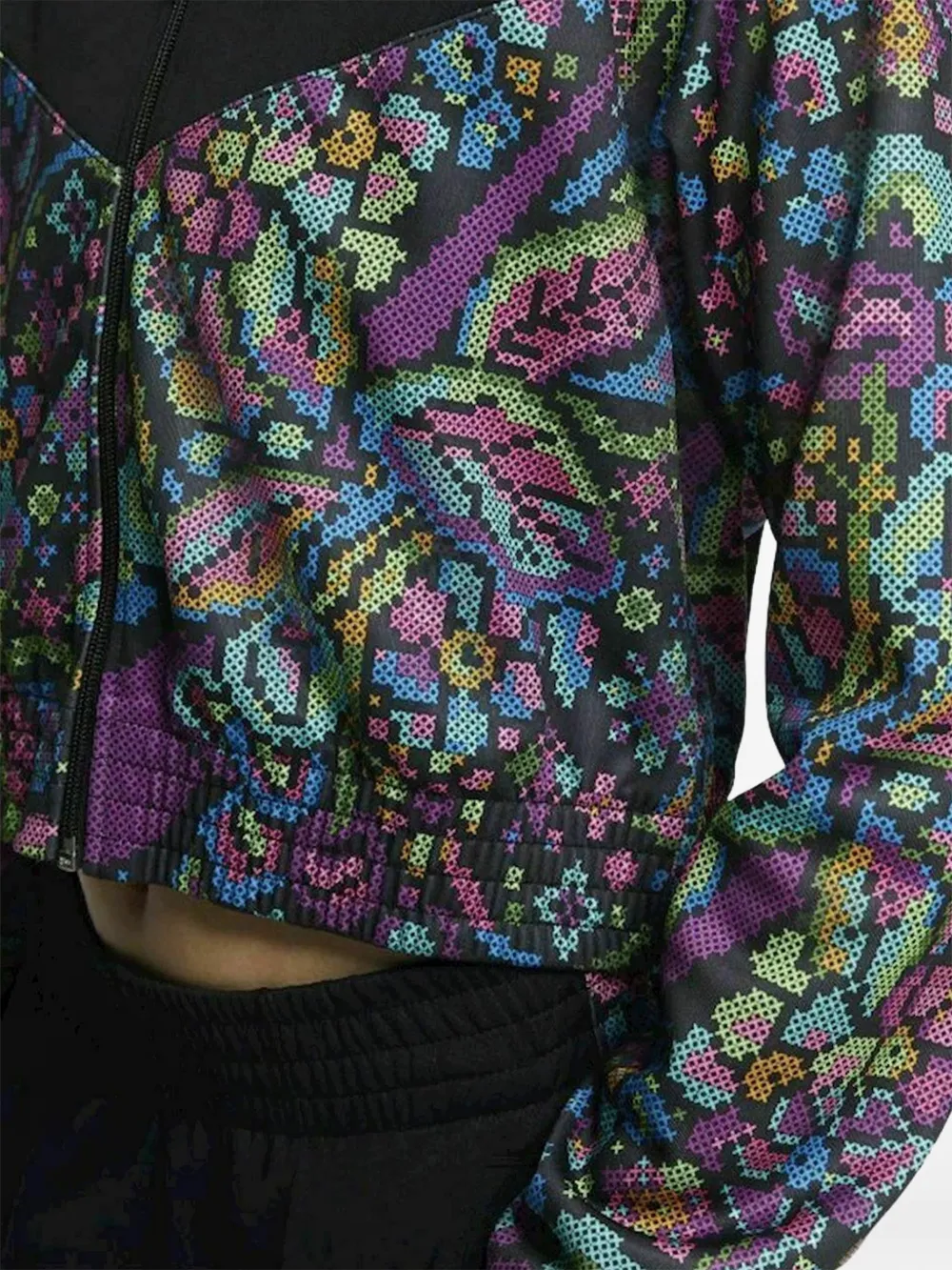  Nike Printed Longsleeve Jacket - Black 