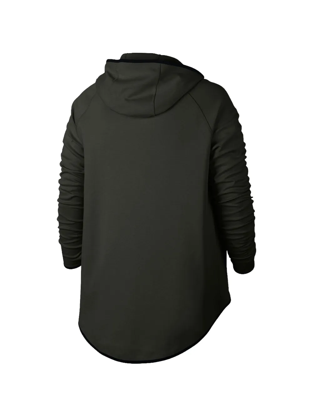  Nike Tech Fleece Oversized Zip-up Cape Hoodie - Green 